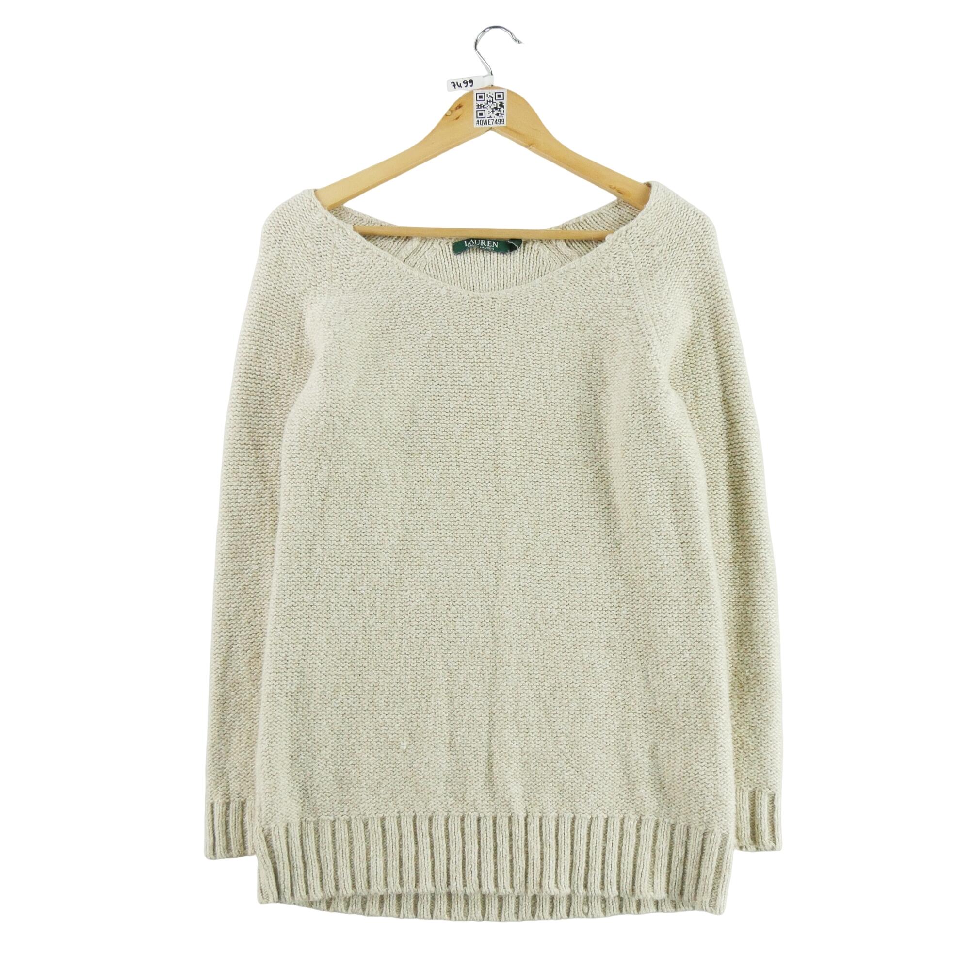 RALPH LAUREN Reconditionné - Pull Femme Beige - Excellent