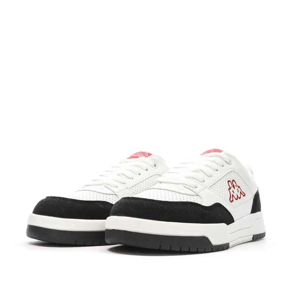 Kappa Manis Jungen Weiss/Schwarz/Rote Schuhe 7/7