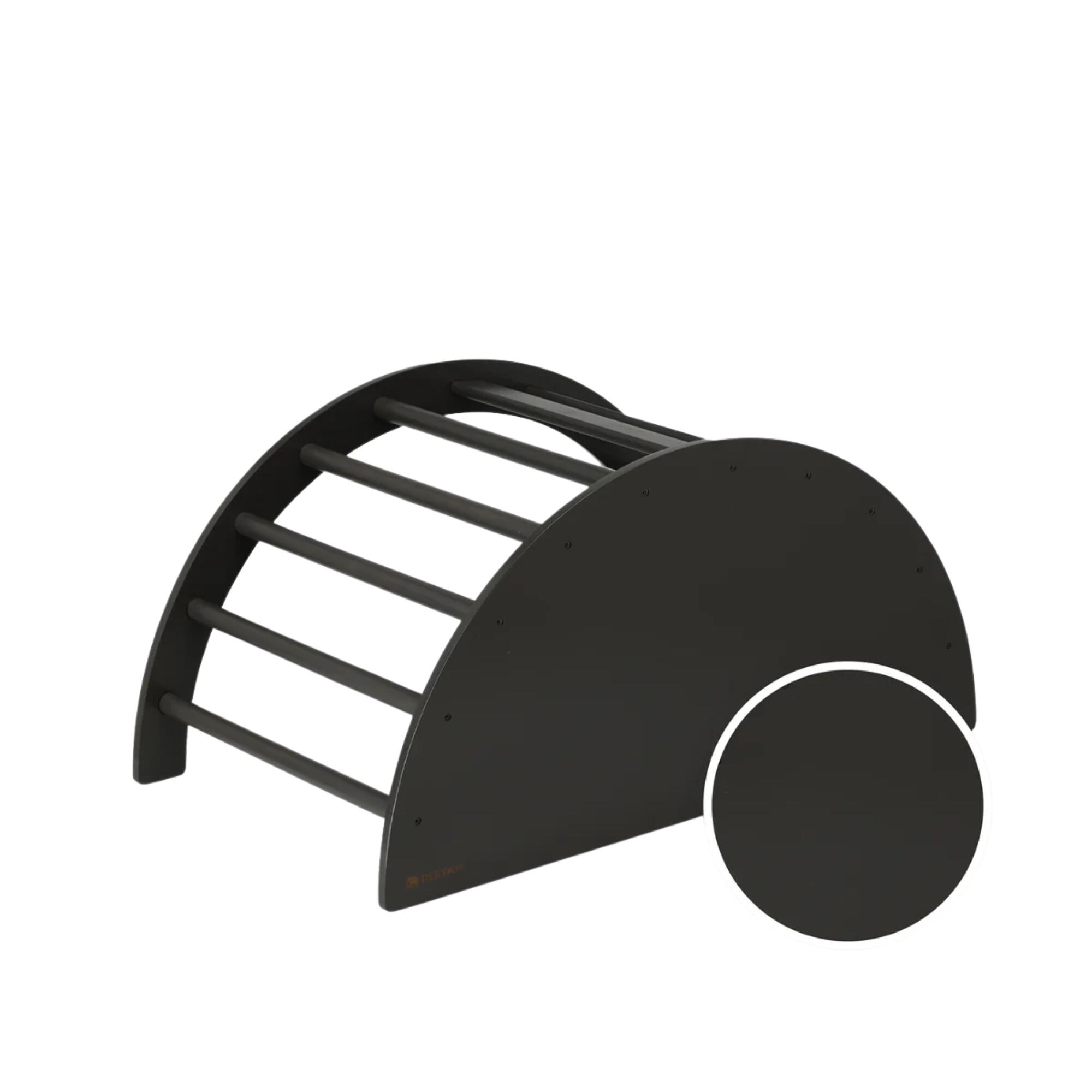 Arche d’Escalade Deryan Bois avec Coussin - Jouet Montessori - Noir 7/7