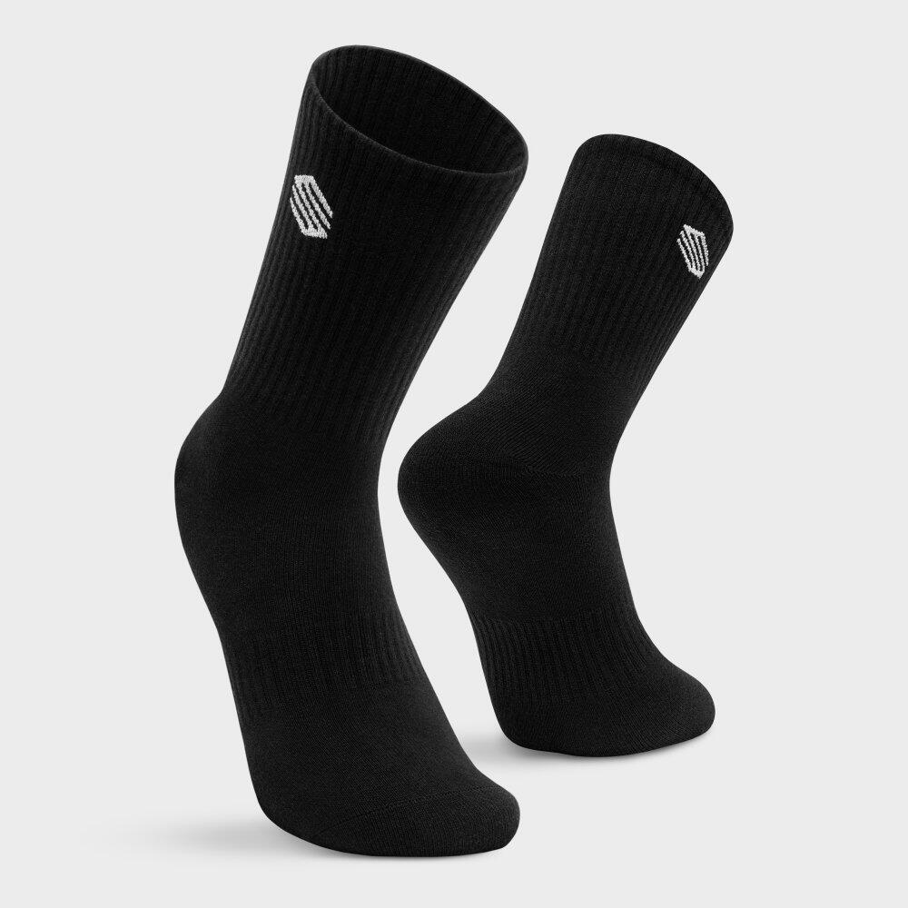 Lot de 3 paires de chaussettes de sport Lifestyle Homme et Femme Step Noir 6/7