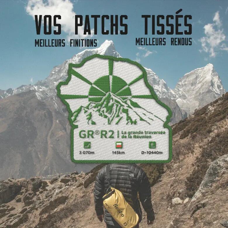 Ecusson GR®R2 - Grande Traversée de l'Île de la Réunion 2/5