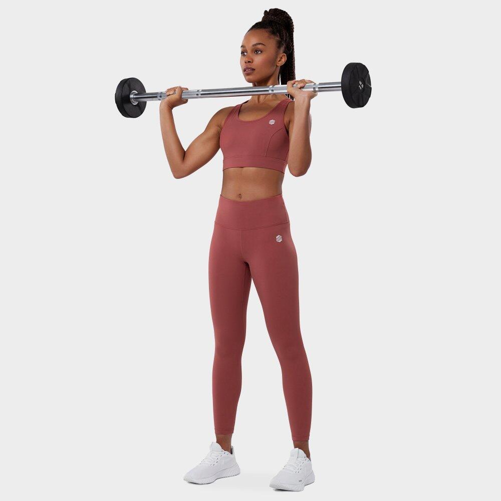 Brassière sport Fitness Femme Effort Ocre 4/7
