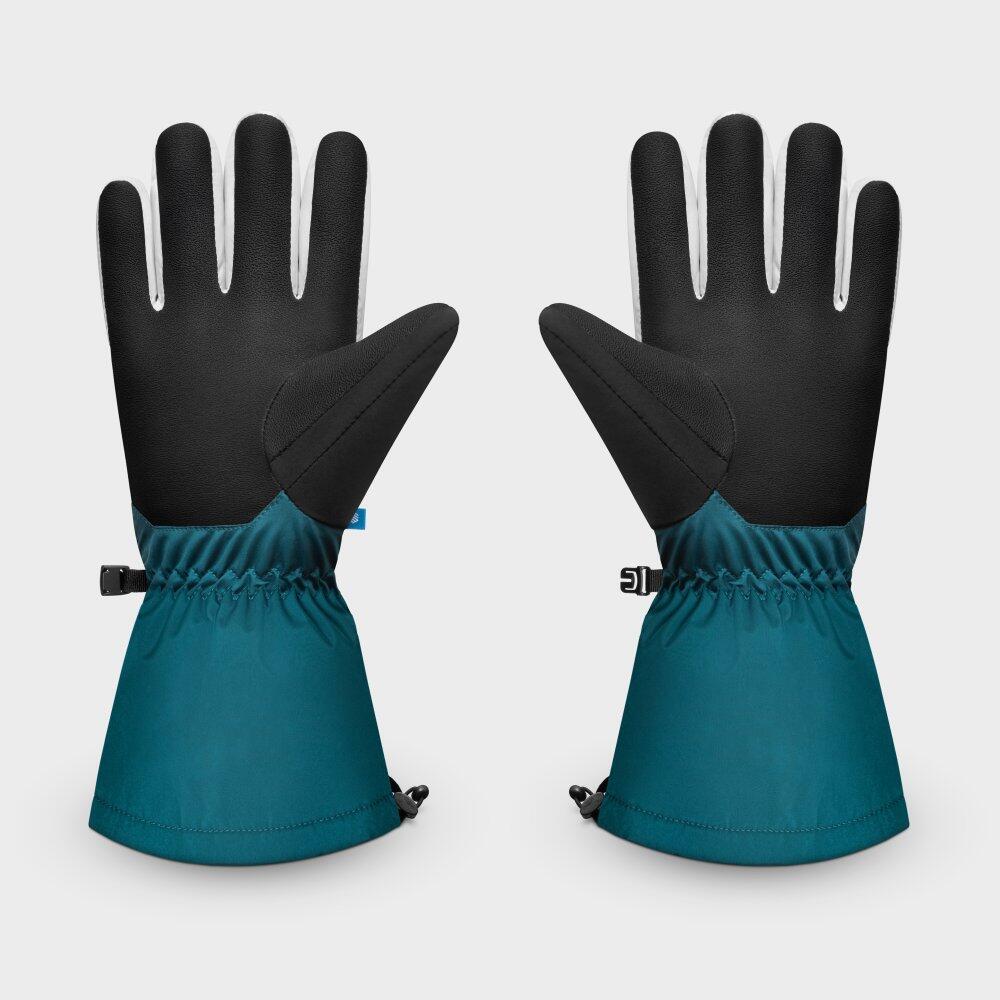 Men & Women Winter sports Ski winter gloves MISTY Green Ducky Blue 6/7