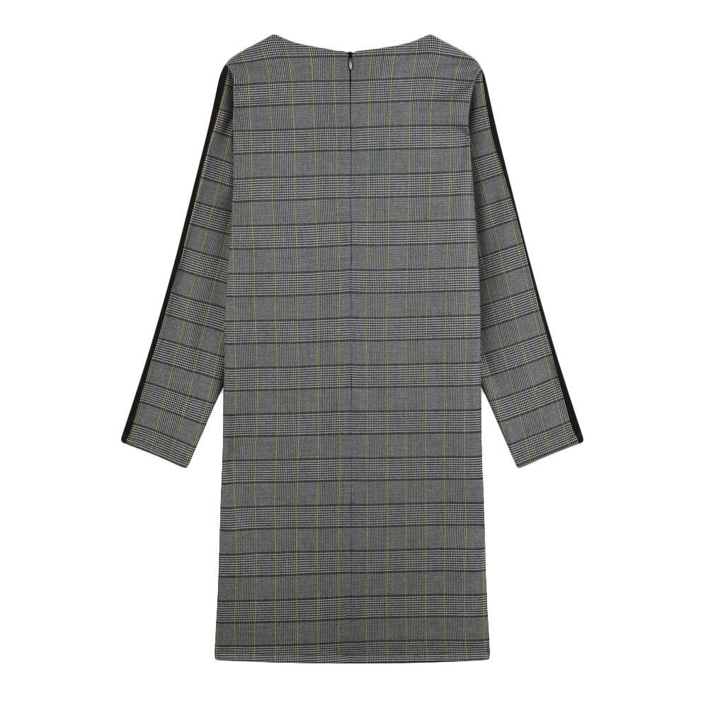Bata de Cuadros Gris para Mujer TBS Jikel 2/2