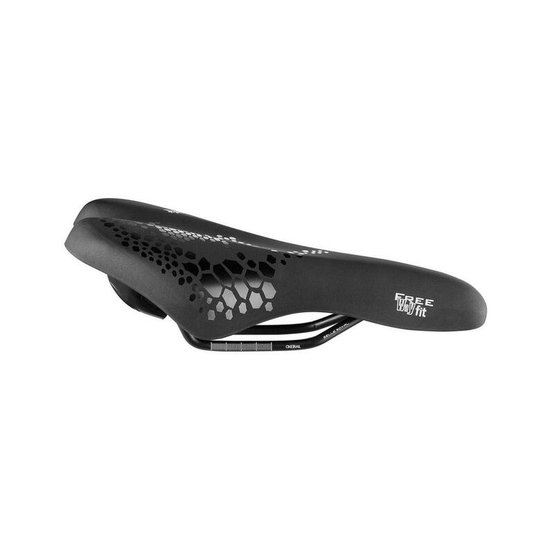 Șa de bicicletă pentru bărbați Selle Royal Freeway Fit, negru, 27x16 cm