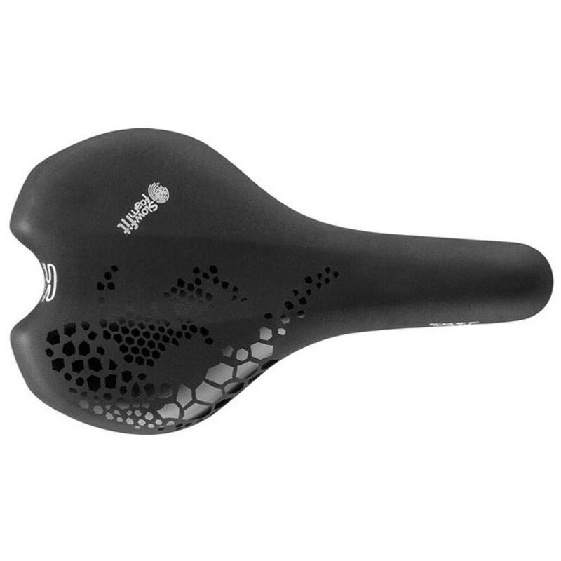 Șa de bicicletă pentru bărbați Selle Royal Freeway Fit, negru, 27x16 cm