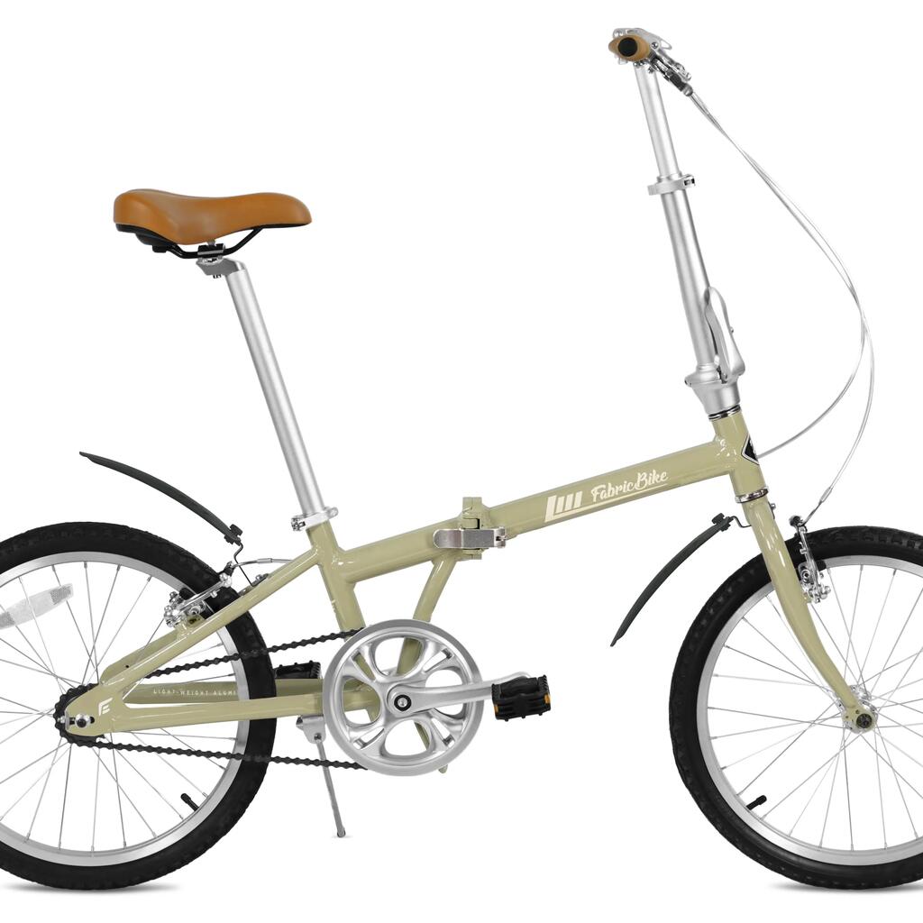 Folding - 20" Aluminum Folding Bike Beige