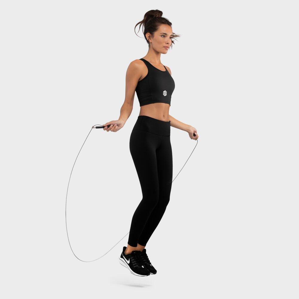 Brassière sport Fitness Femme Crunch Black Noir 4/7