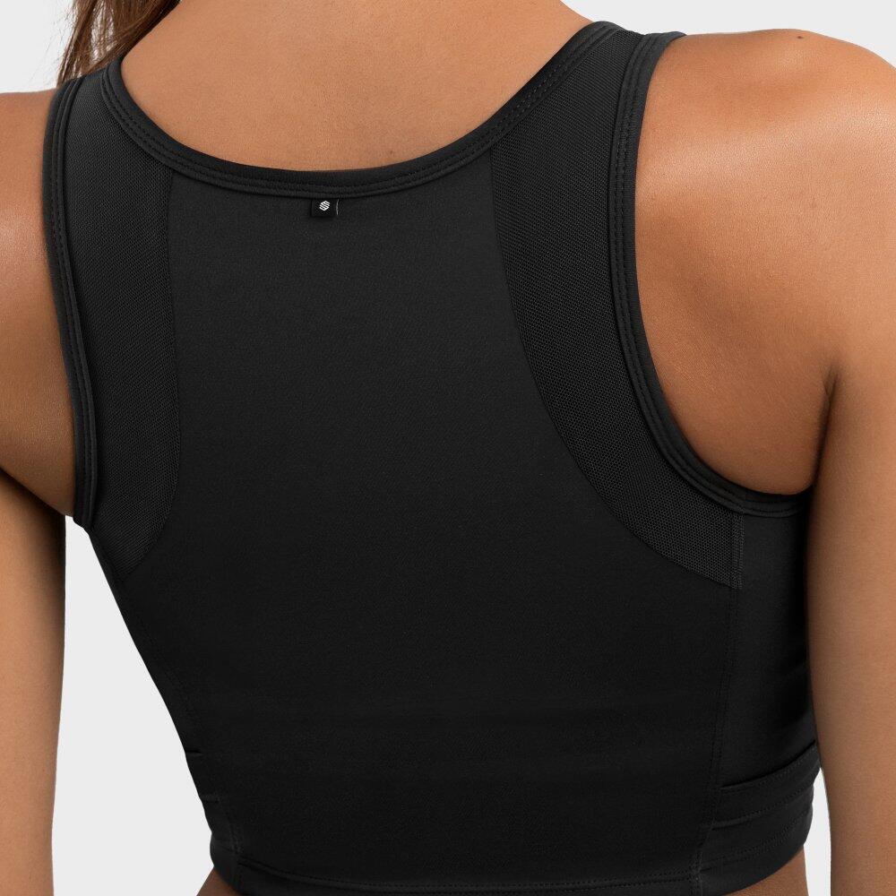 Brassière sport Fitness Femme Crunch Black Noir 6/7