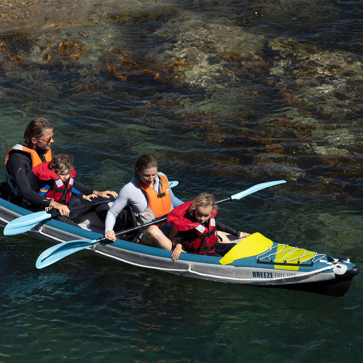 Kayak gonflable haute pression Breeze Full HP3, stabilité, 3 adultes 7/7