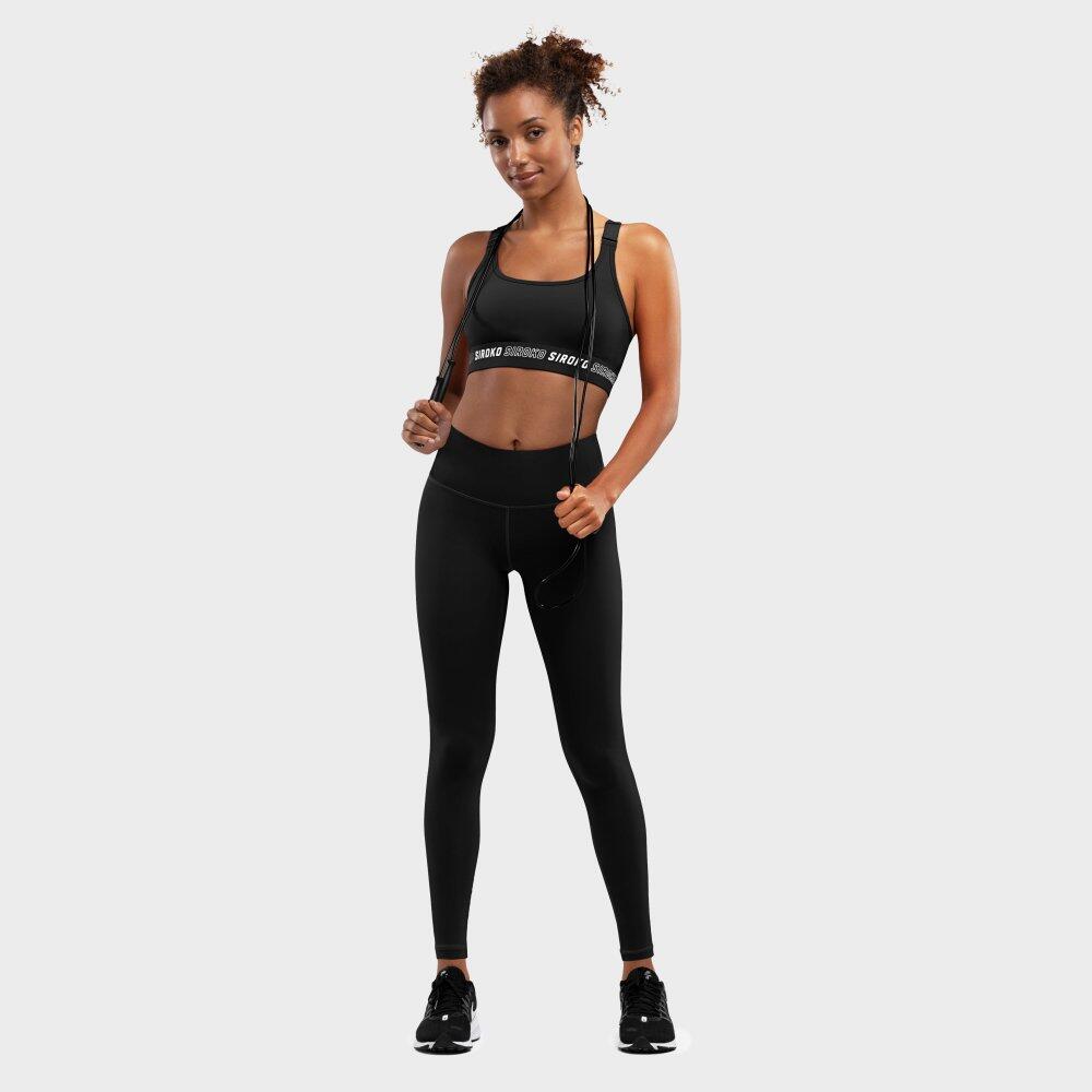 Brassière sport - Maintien élevé Fitness Femme Cardio Black Noir 4/7