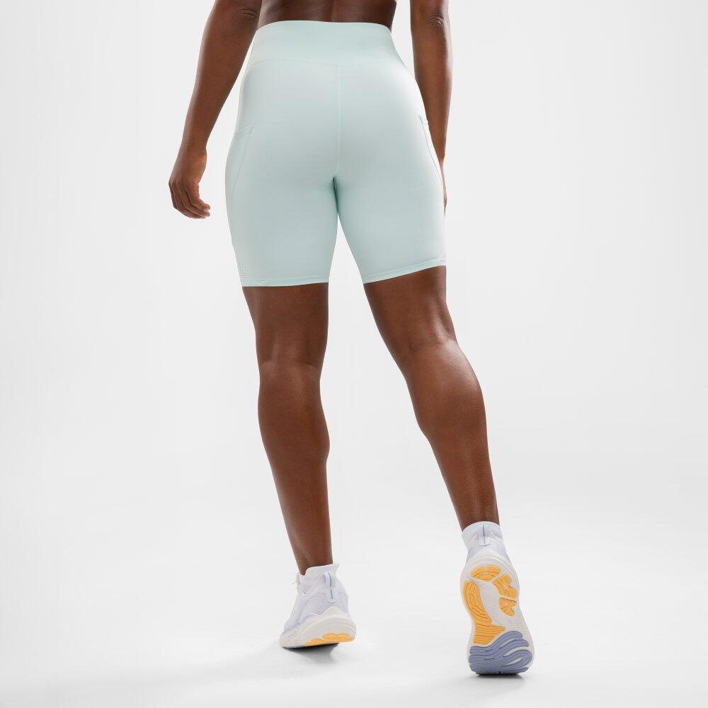 Mallas running cortas mujer fitness Thames Mint Verde 6/7