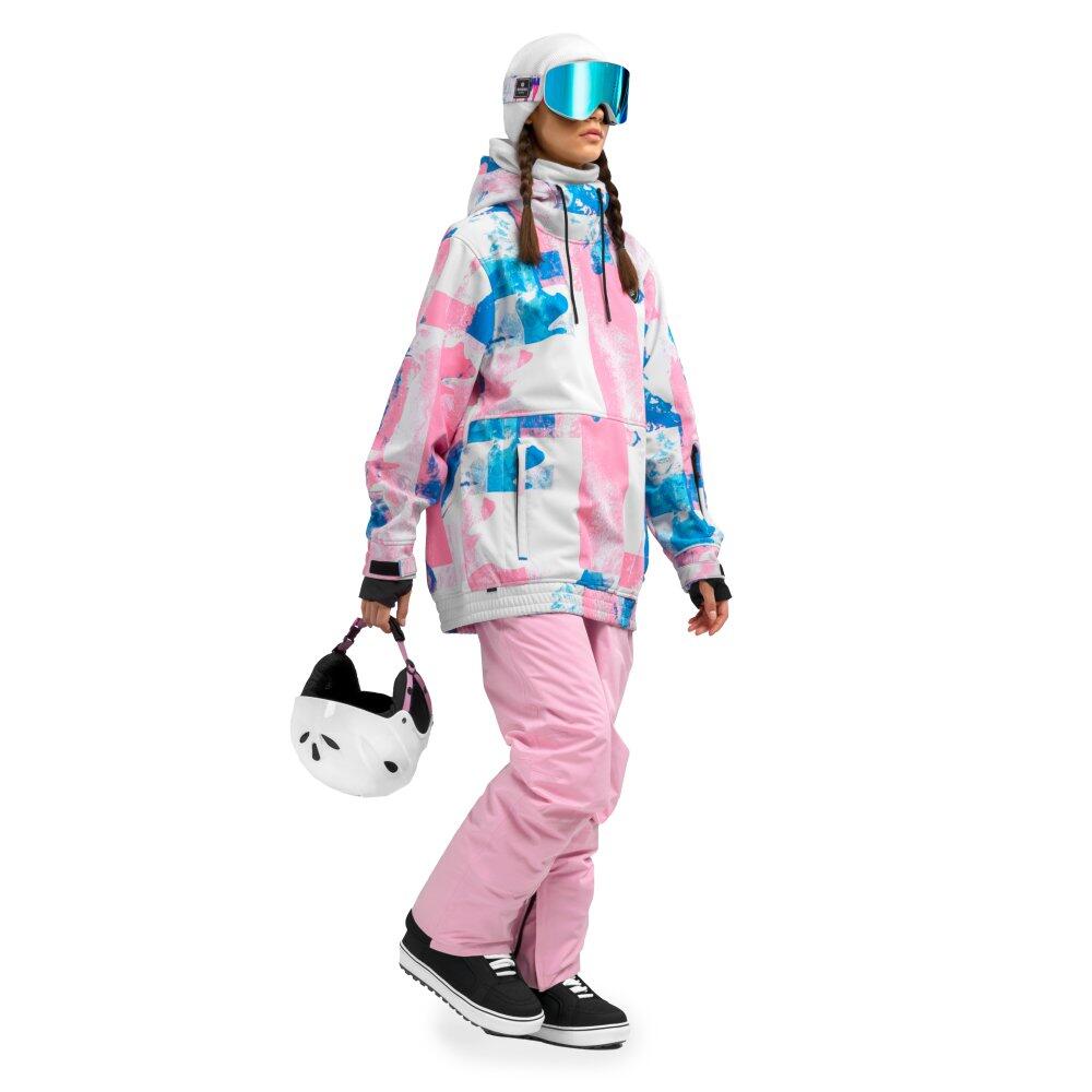 Damen Wintersport snowboardhose für P1 Sundance-W Bubblegum Pink 3/7