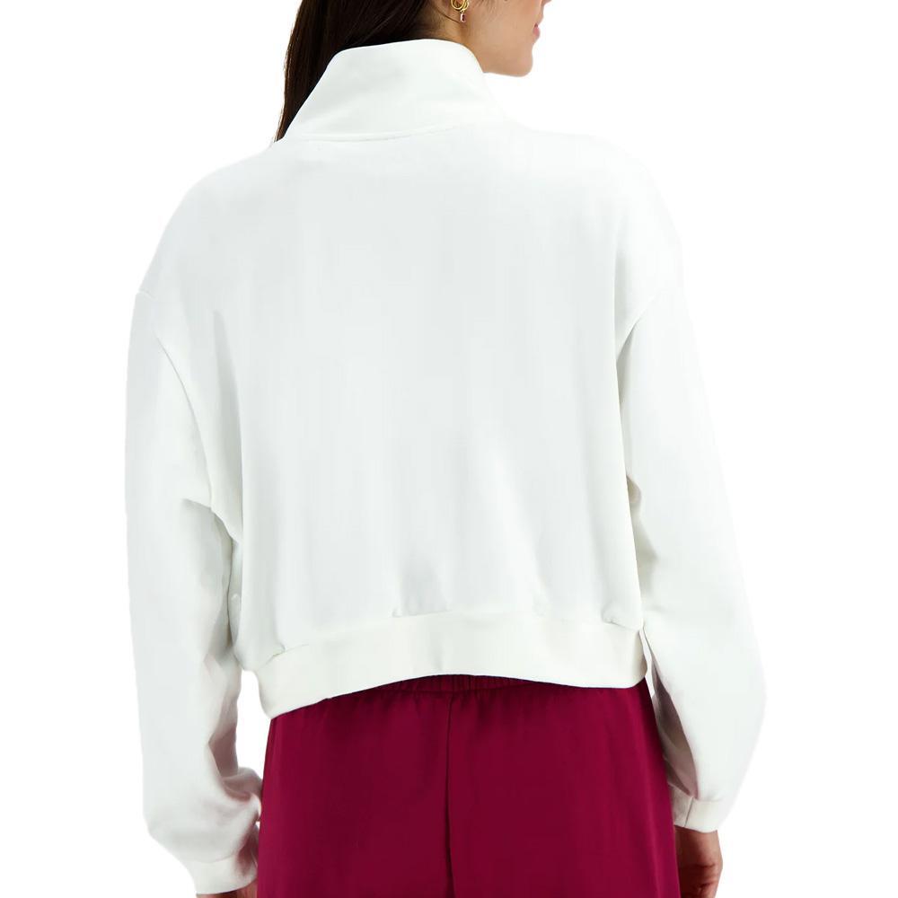 Sweat Blanc Femme Le Coq Sportif Heritage 2/5