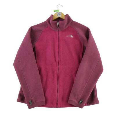 Tweedehands - dames tnf roze fleece jack - zeer goede staat