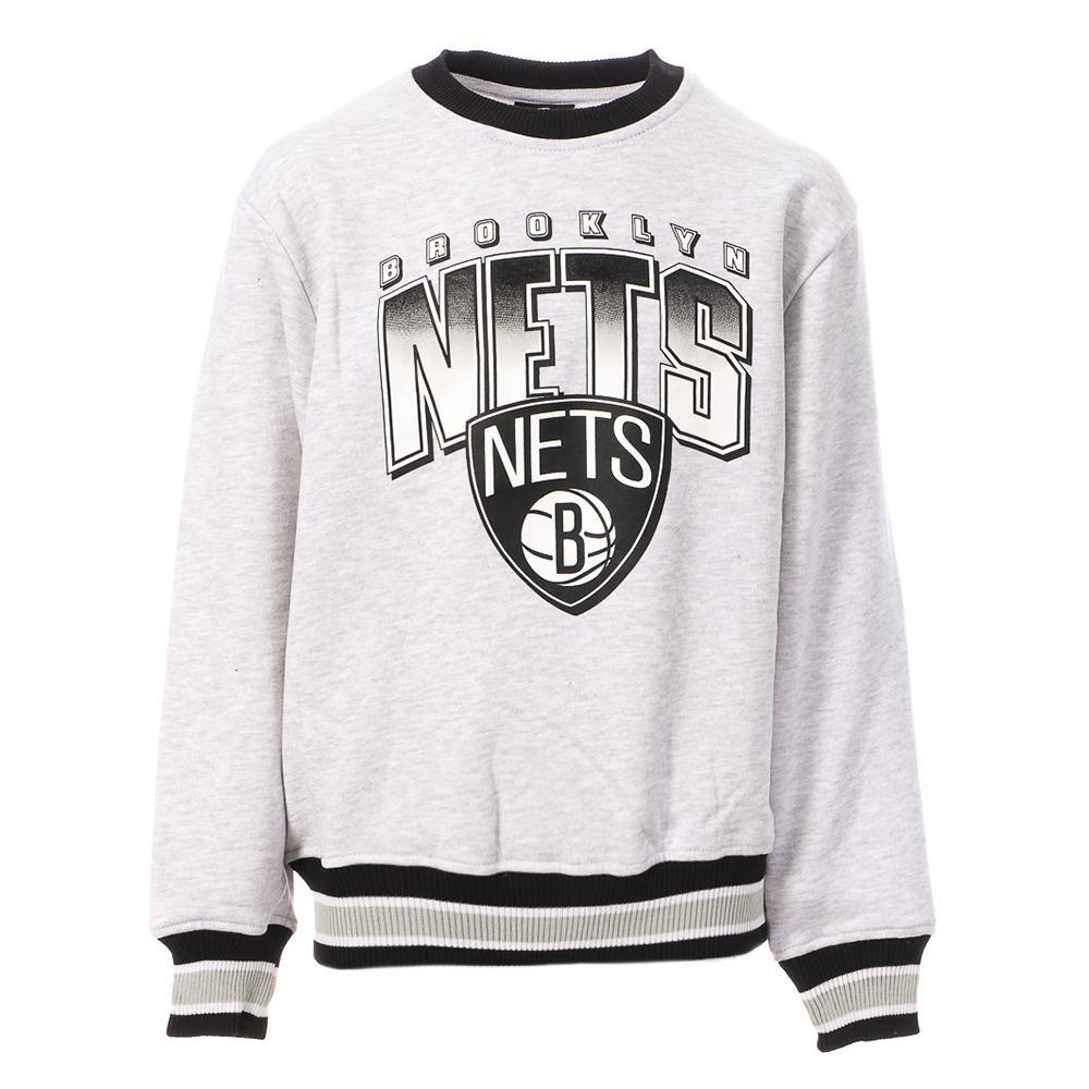 Nba - Sweat Gris Garçon Nba Brooklyn Nets Pit Bench - Sweat-shirt - Gris - Decathlon
