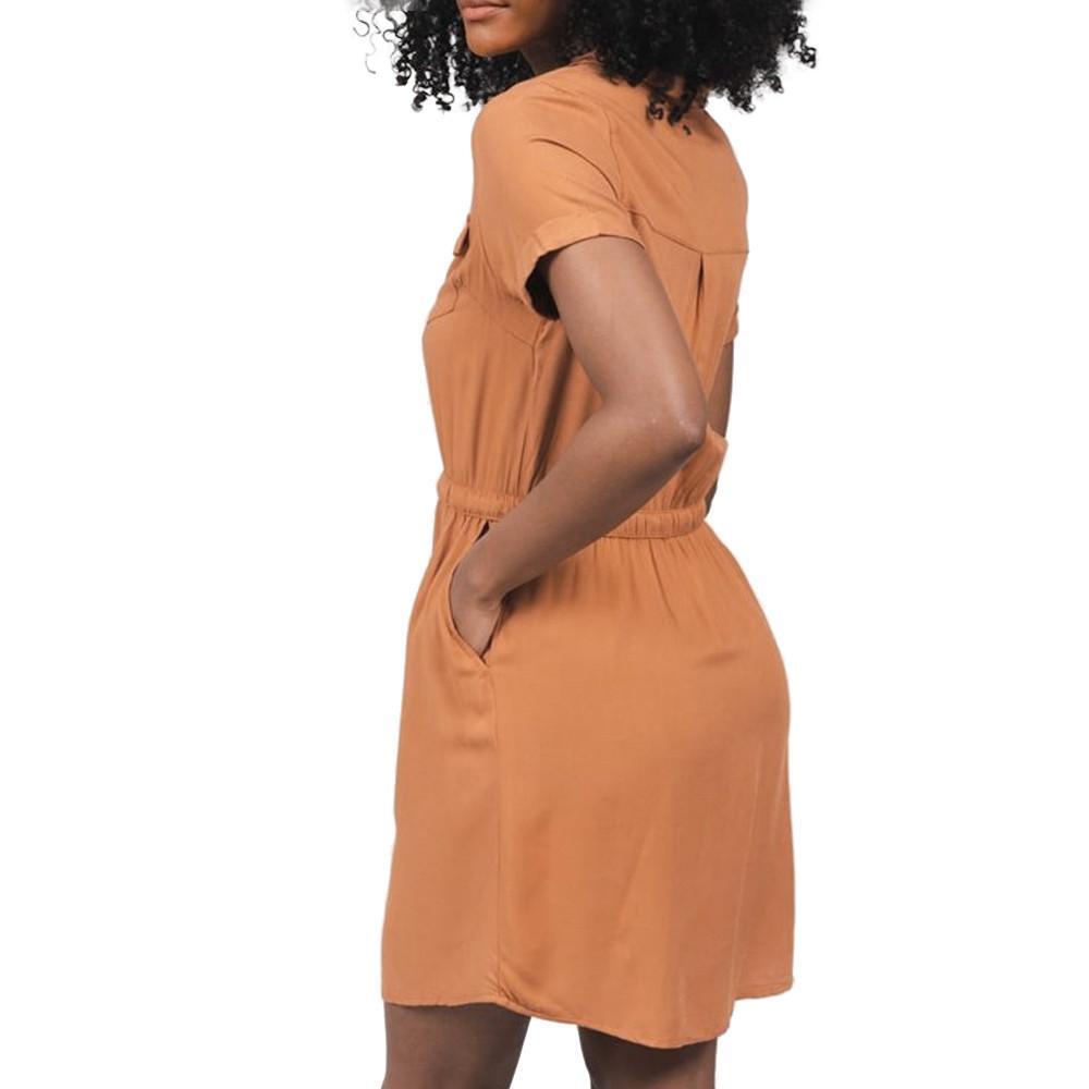 Robe Orange Femme Deeluxe Alarha 2/2