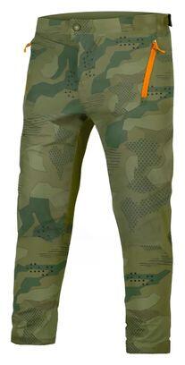 Kinderhose Endura MT500 Burner Camo Grün