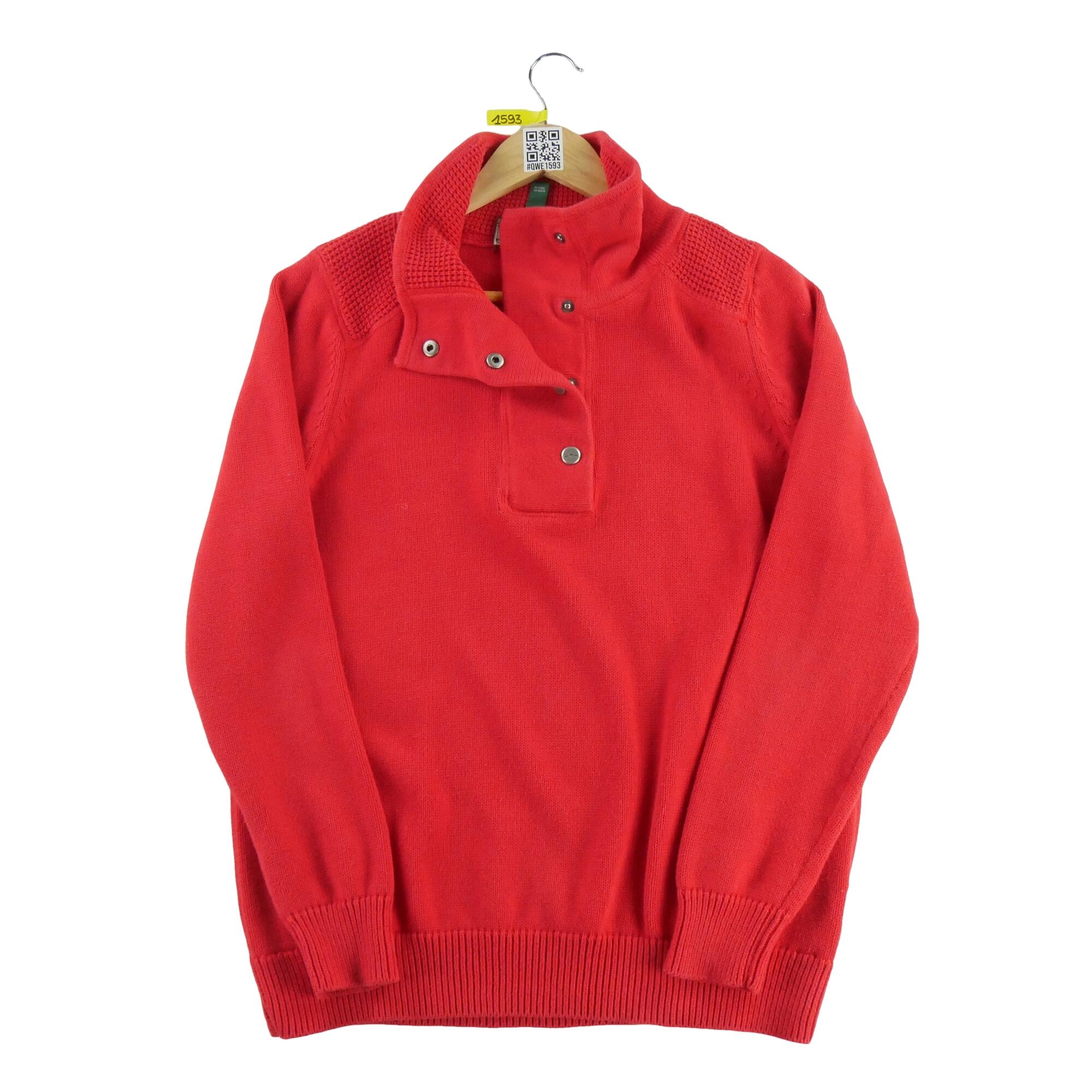 RALPH LAUREN Reconditionné - Pull Femme Rouge - Bon État