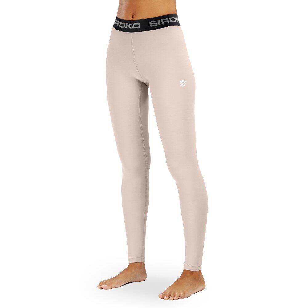 Siroko - Pantalon Sous-vêtement Thermique Femme Sports D'Hiver Lotus Rose Bonbon - Sous Vêtement Bas - Rose - 36 Xs - Decathlon