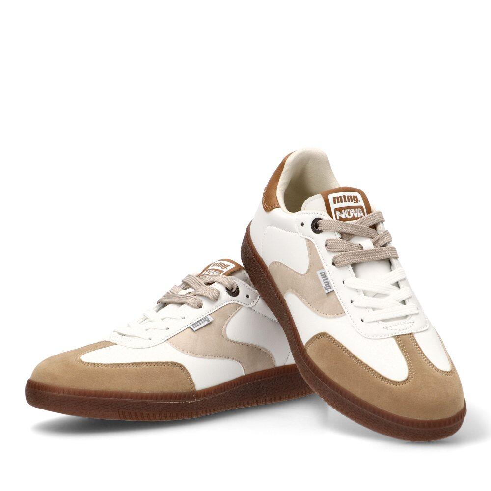 Deportivas Casual Hombre Suela Plana - Modelo 84775 Blanco 5/7