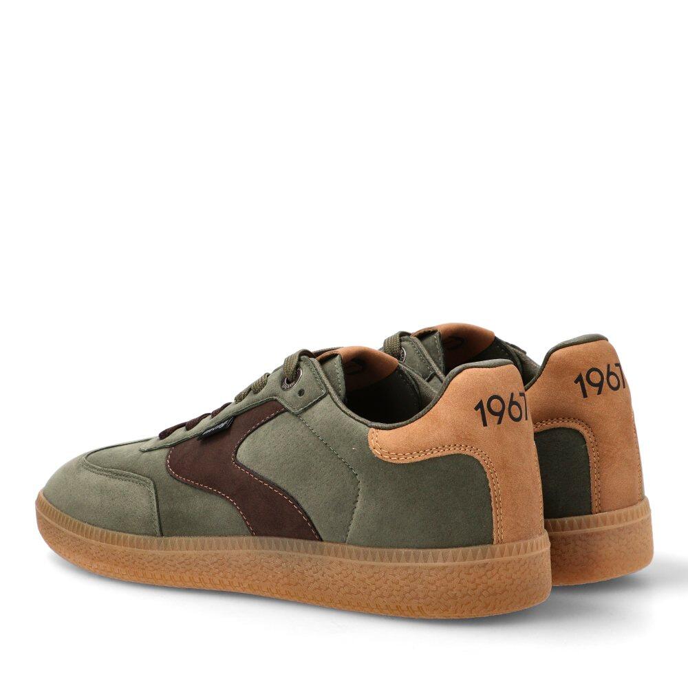 Deportivas Casual Hombre Suela Plana - Modelo 84775 Kakhi 4/7