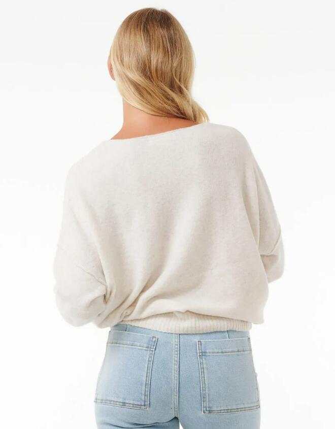 Rip Curl Emily Sweater - Ecru Marle 2/7