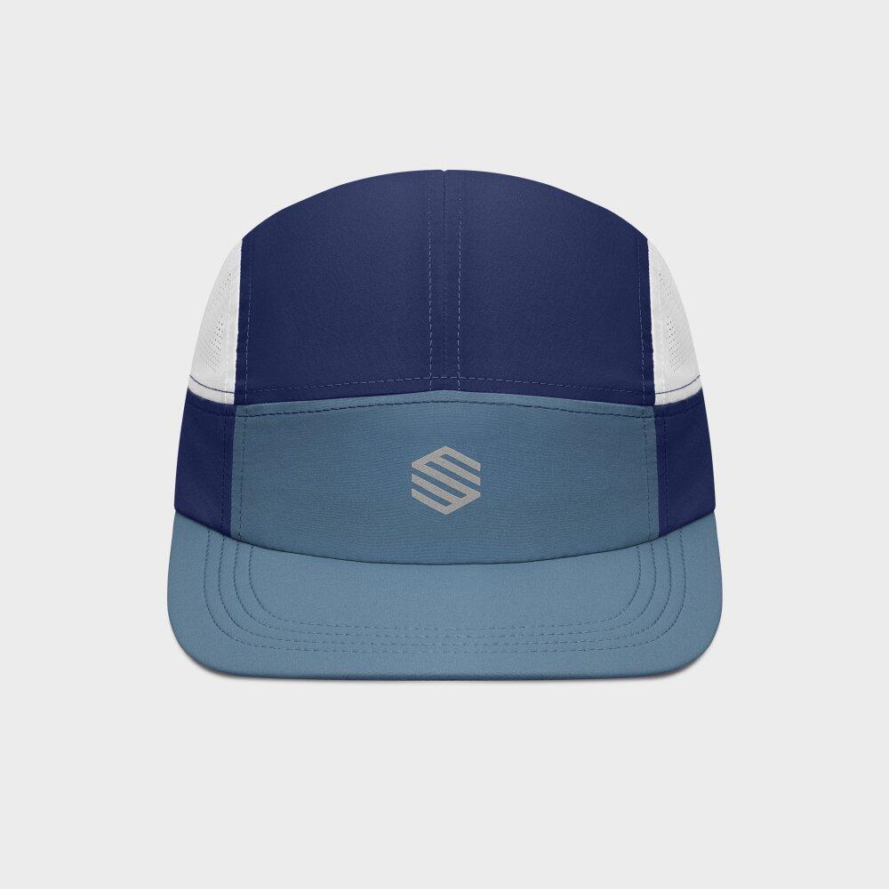 Casquette running 5-panneaux Fitness Homme et Femme Sprint Cobalt Blue Bleu 6/7