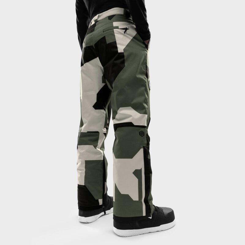 Pantaloni de snowboard pentru bărbați P1 Wasatch Verde