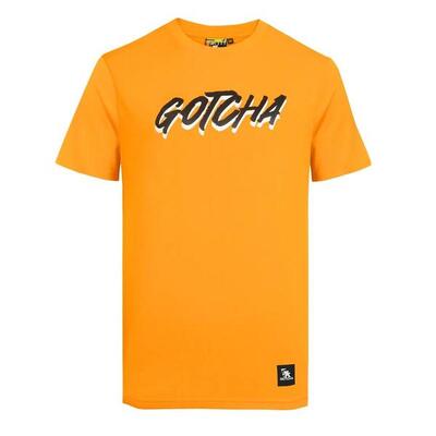 T-shirt gotcha oranje voor heren