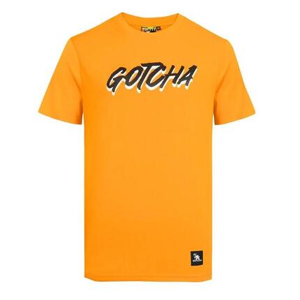 Camiseta Naranja Gotcha Yards para Hombre