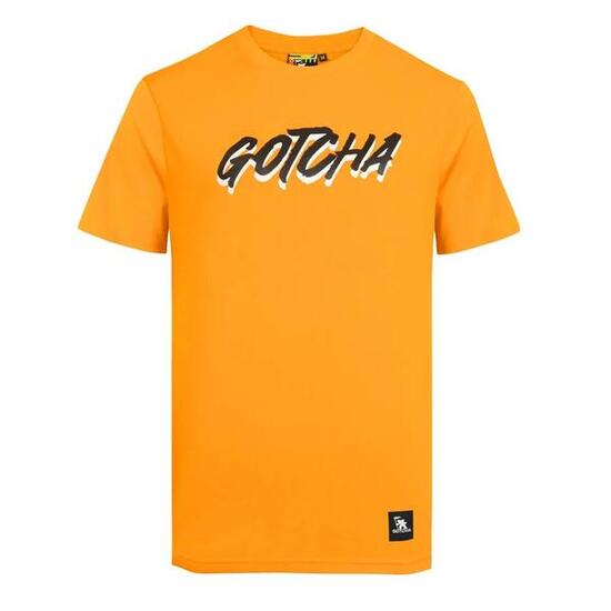 Camiseta Naranja Gotcha Yards para Hombre