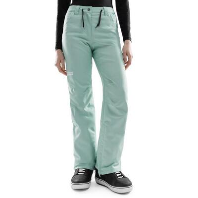 Dames wintersport hardshell snowboard broek p2-w auburn groen