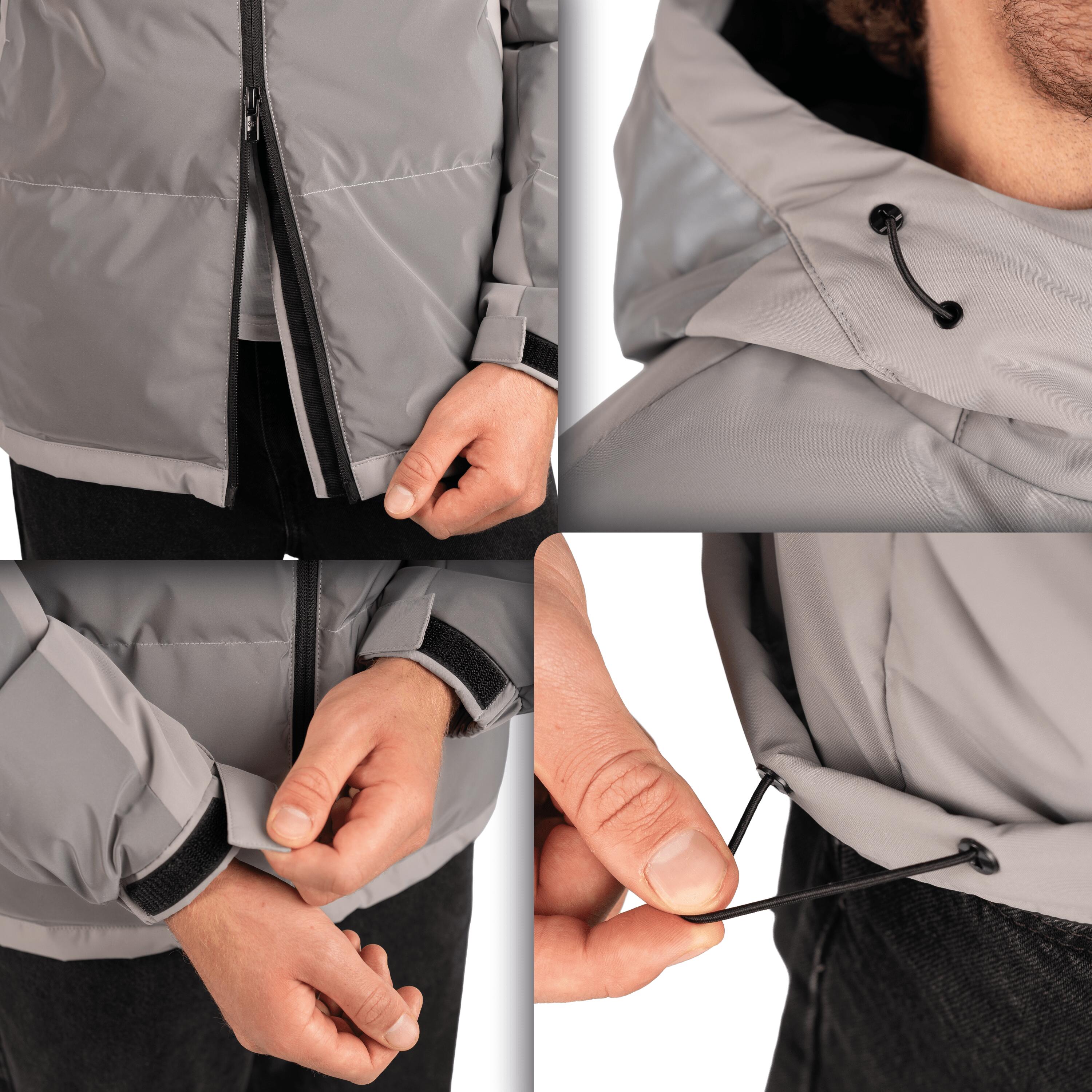 Doudoune d’Hiver Réfléchissante Homme Déperlante et Respirante 5/7