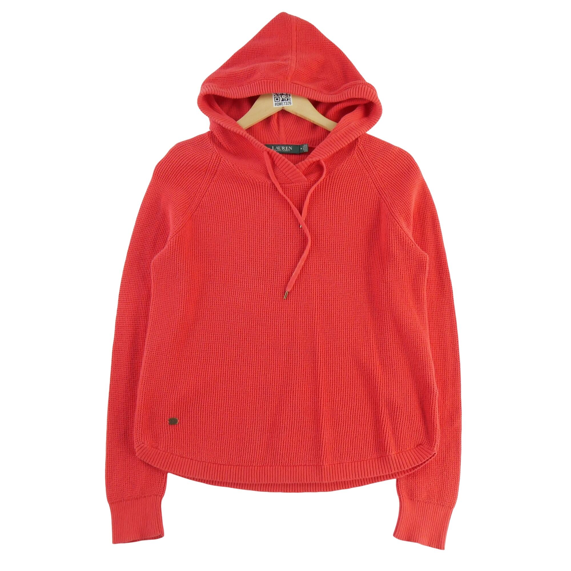 RALPH LAUREN Reconditionné - Sweat à capuche Femme Rouge - Excellent