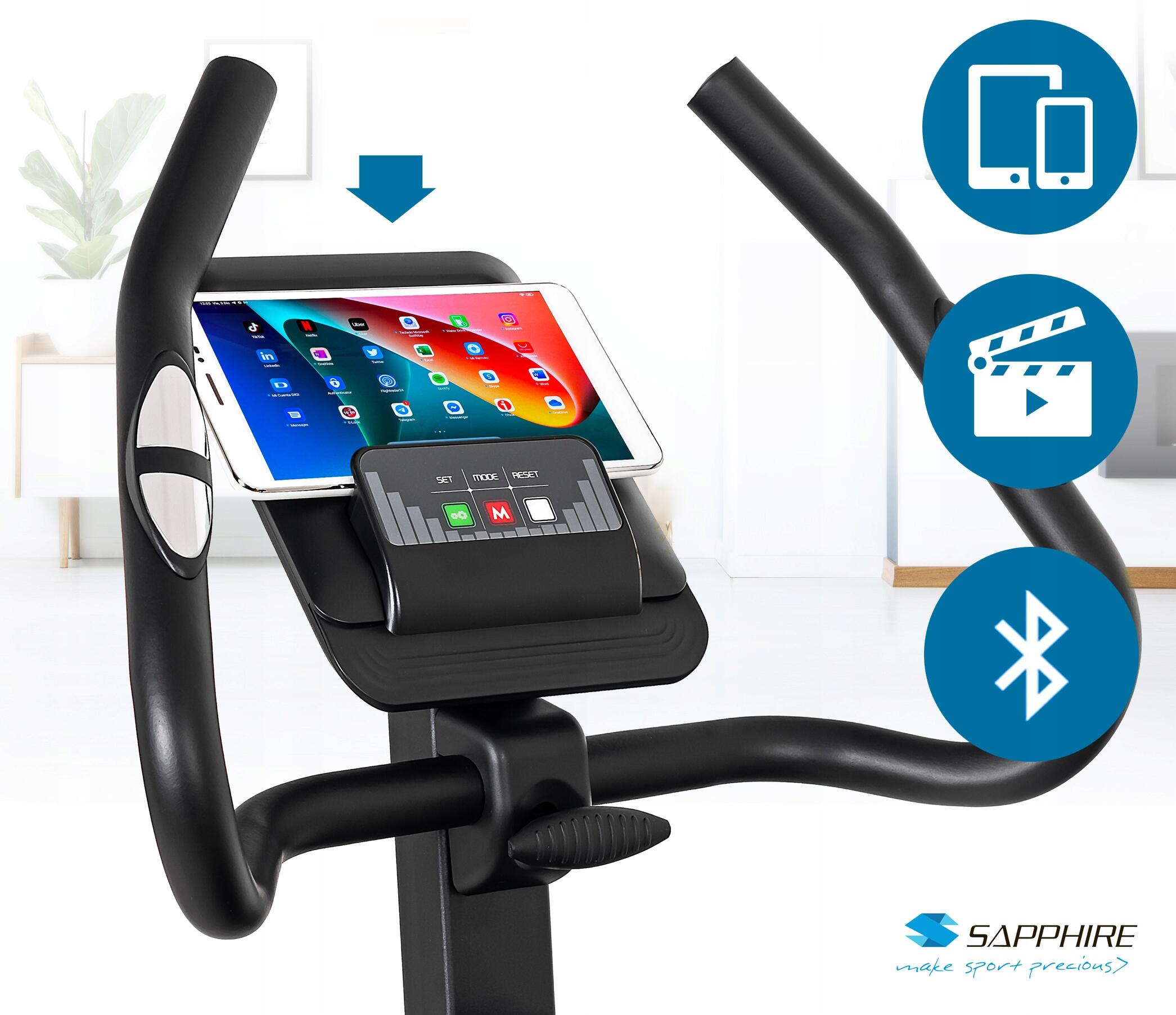 Rower magnetyczny Sapphire SG-850B Nivo Bluetooth Aplikacje 5/7