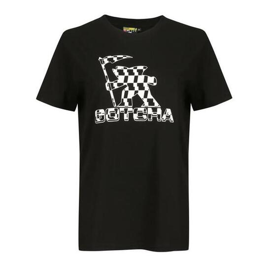 Gotcha Twist Zwart/Wit Dames T-shirt