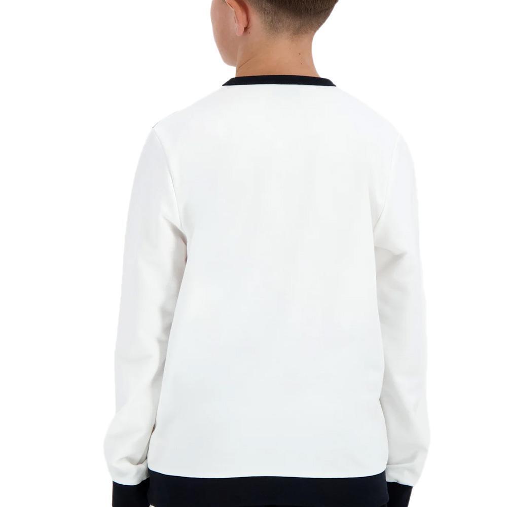 Sudadera Niño Le Coq Sportif Gráfica Blanca/Negra 2/3