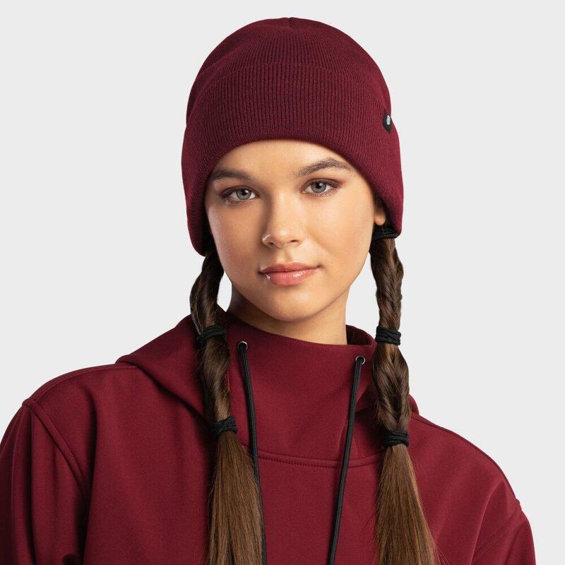 Căciulă de iarnă Snowflake Maroon Maroon