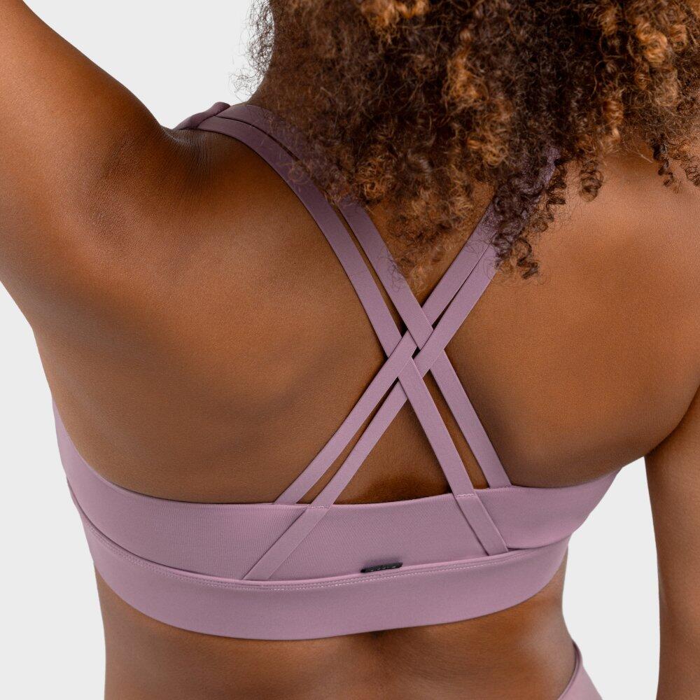 Brassière sport Fitness Femme Balance Mauve Mauve 5/7
