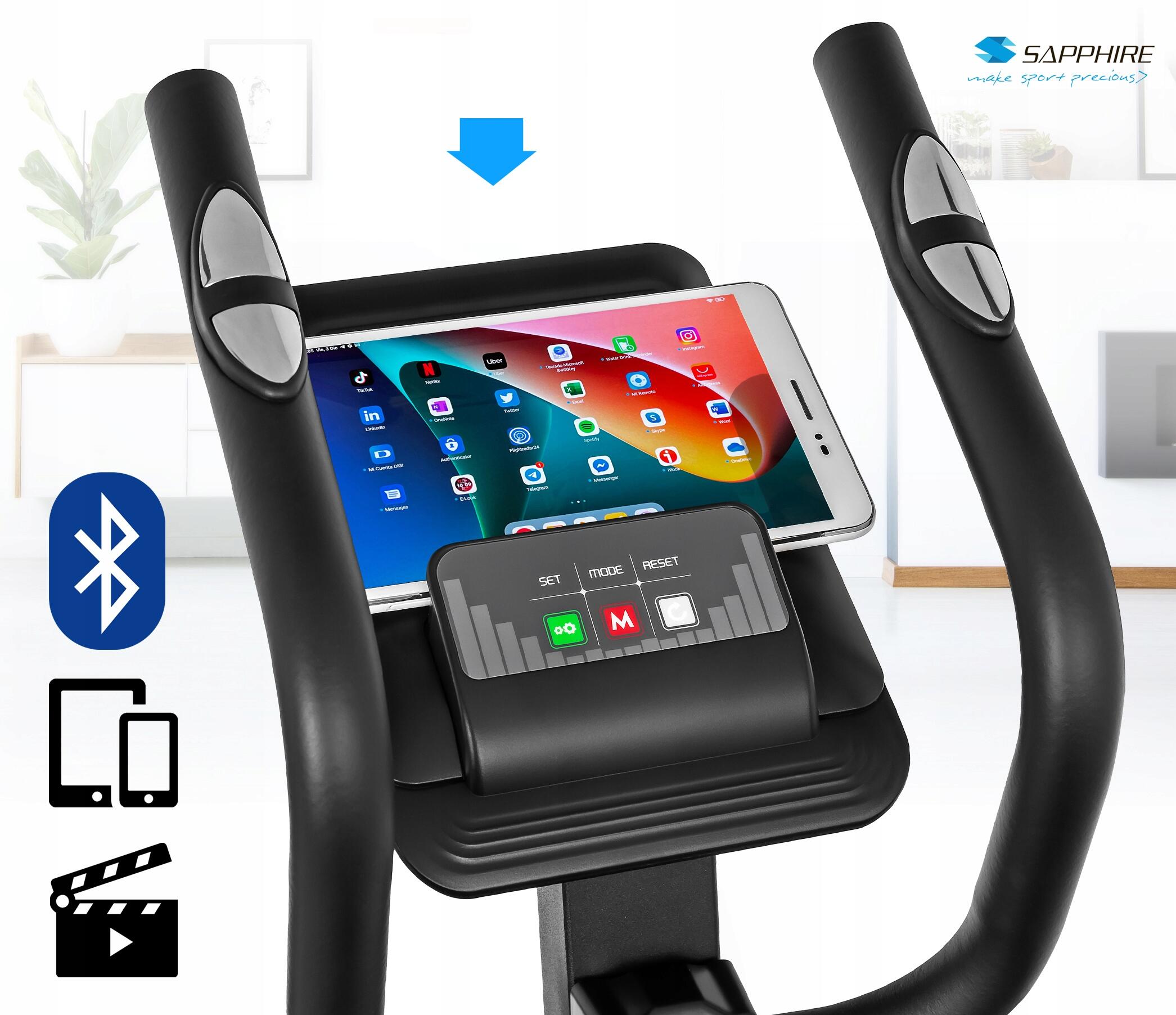 Trenażer magnetyczny Sapphire SG-950E Foza Bluetooth Aplikacje 6/7