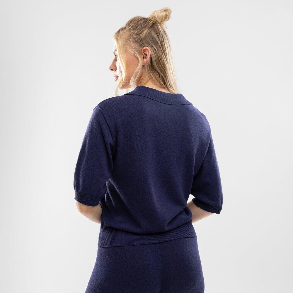 Polo en maille femme IBZ Versa Navy Bleu 6/7