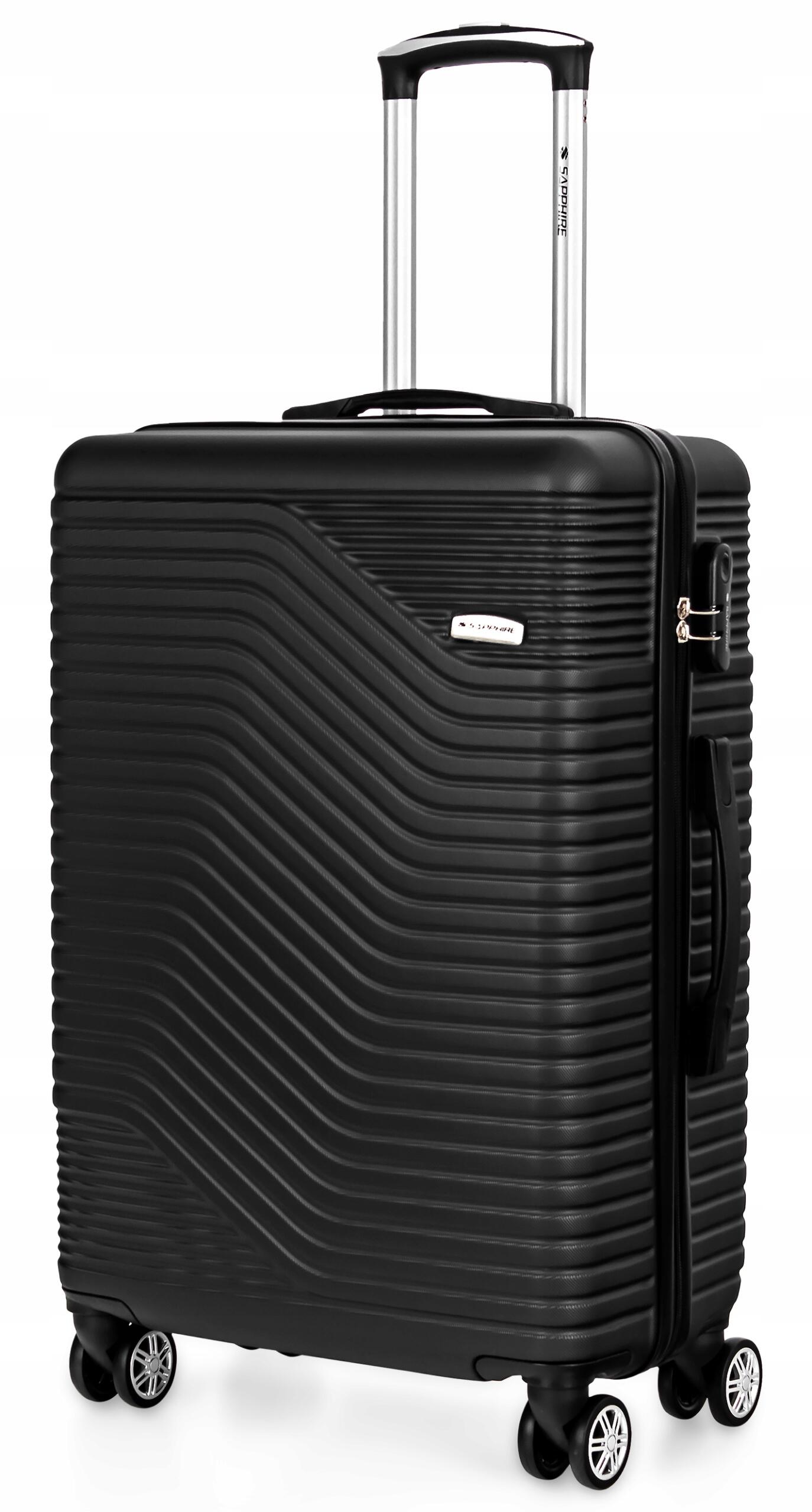 Walizka podróżna na kółkach Sapphire ST-140 DUO - duża ABS 2/7