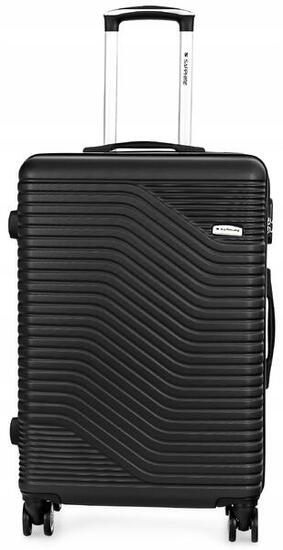 Walizka podróżna na kółkach Sapphire ST-140 DUO - duża ABS