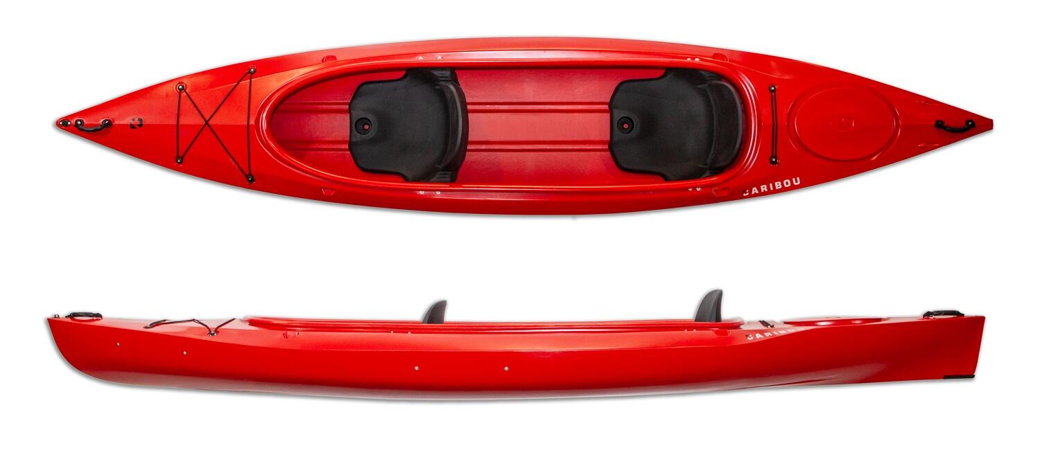 Kajak dwuosobowy do pływania Kayak Zone Caribou Adventure zestaw 2/5