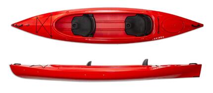 Kajak dwuosobowy do pływania Kayak Zone Caribou Adventure