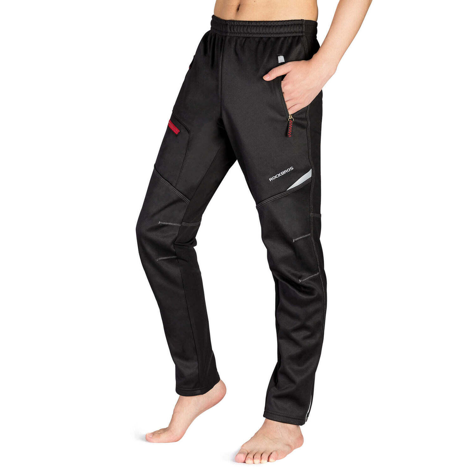 ROCKBROS Pánské cyklistické kalhoty z fleece