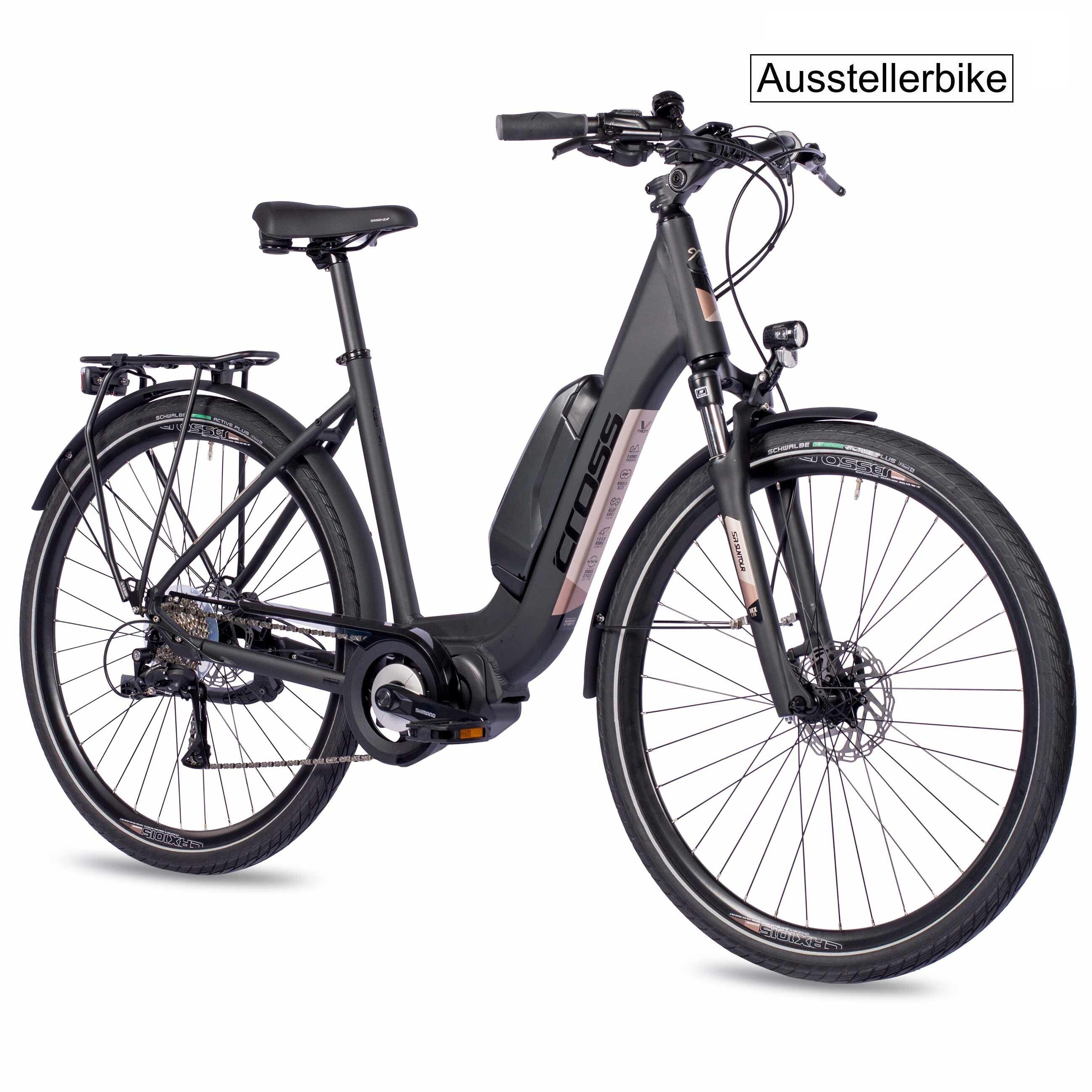28" E-Bike Trekking Fahrrad LS WAVE V-TRON SHIMANO STEPS E-5000 418 Wh 9 GANG 2/4