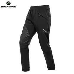 Pantalon de cyclisme long d'hiver ROCKBROS en polaire chaude