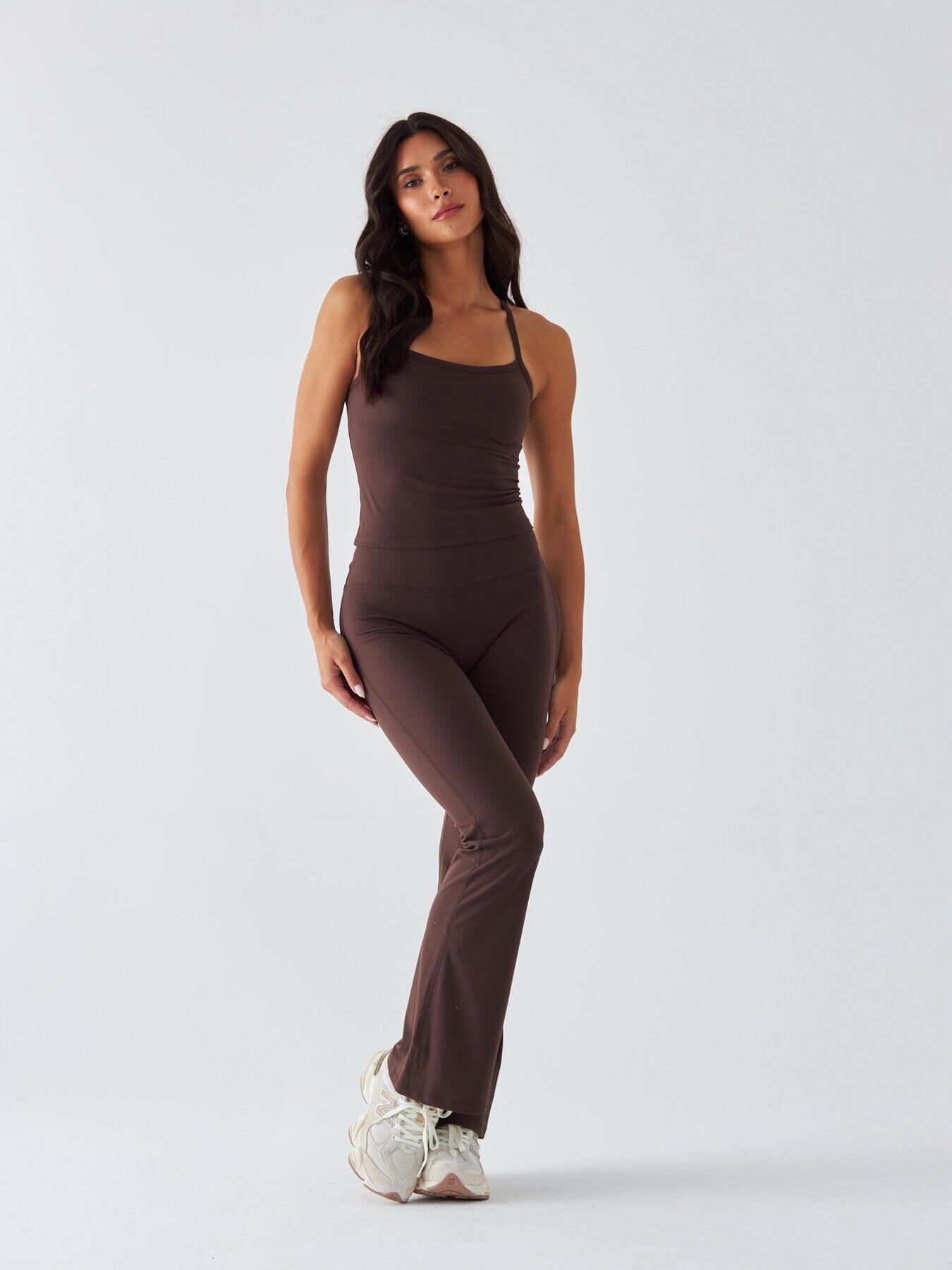 Brauner Sport-Top – Morning Dew 6/7